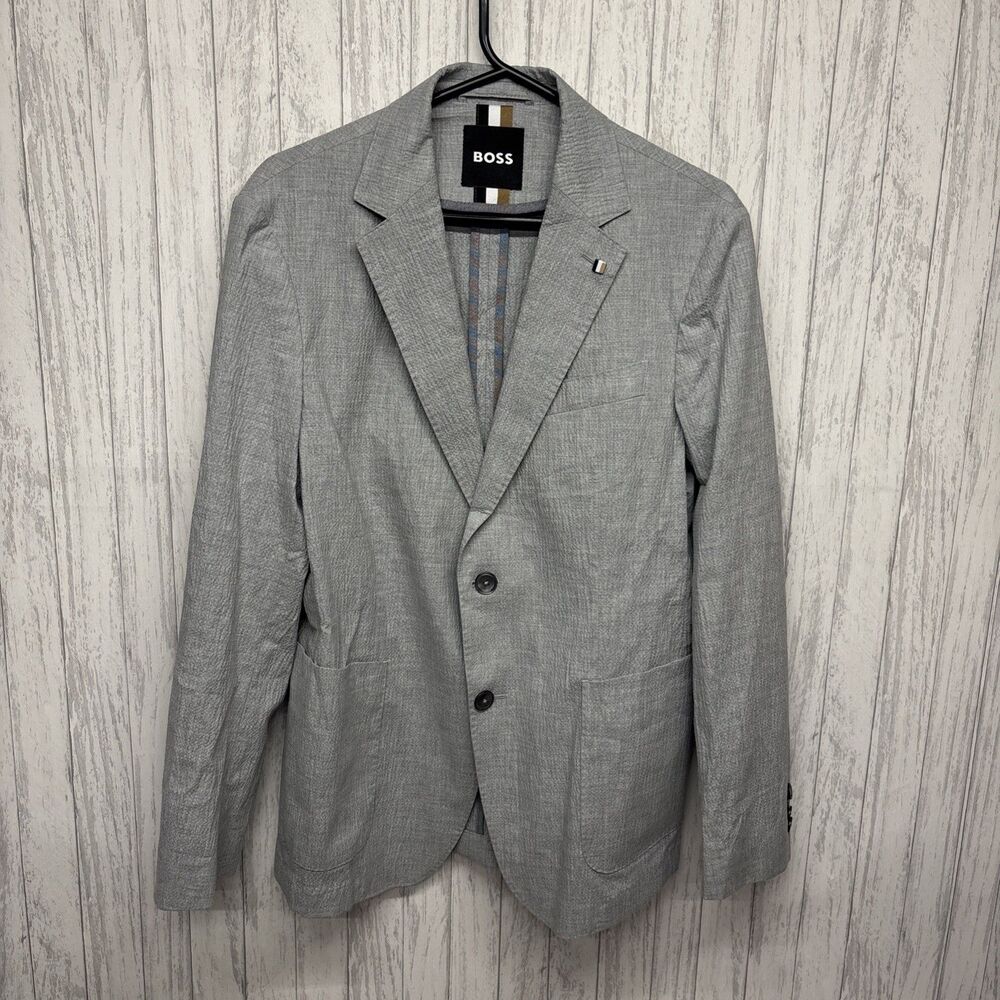 Mens Size 38A US Slim Fit Boss Hugo Boss Blazer NWT